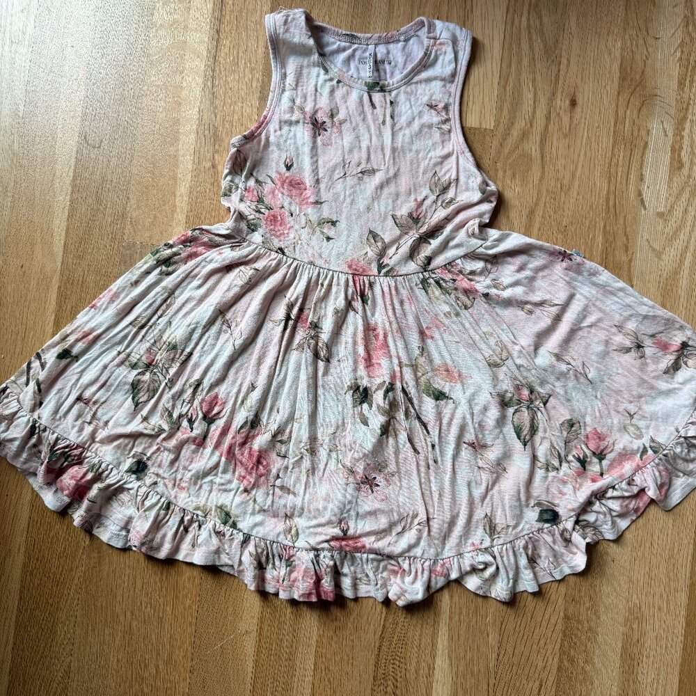 Posh Peanut rose print dress